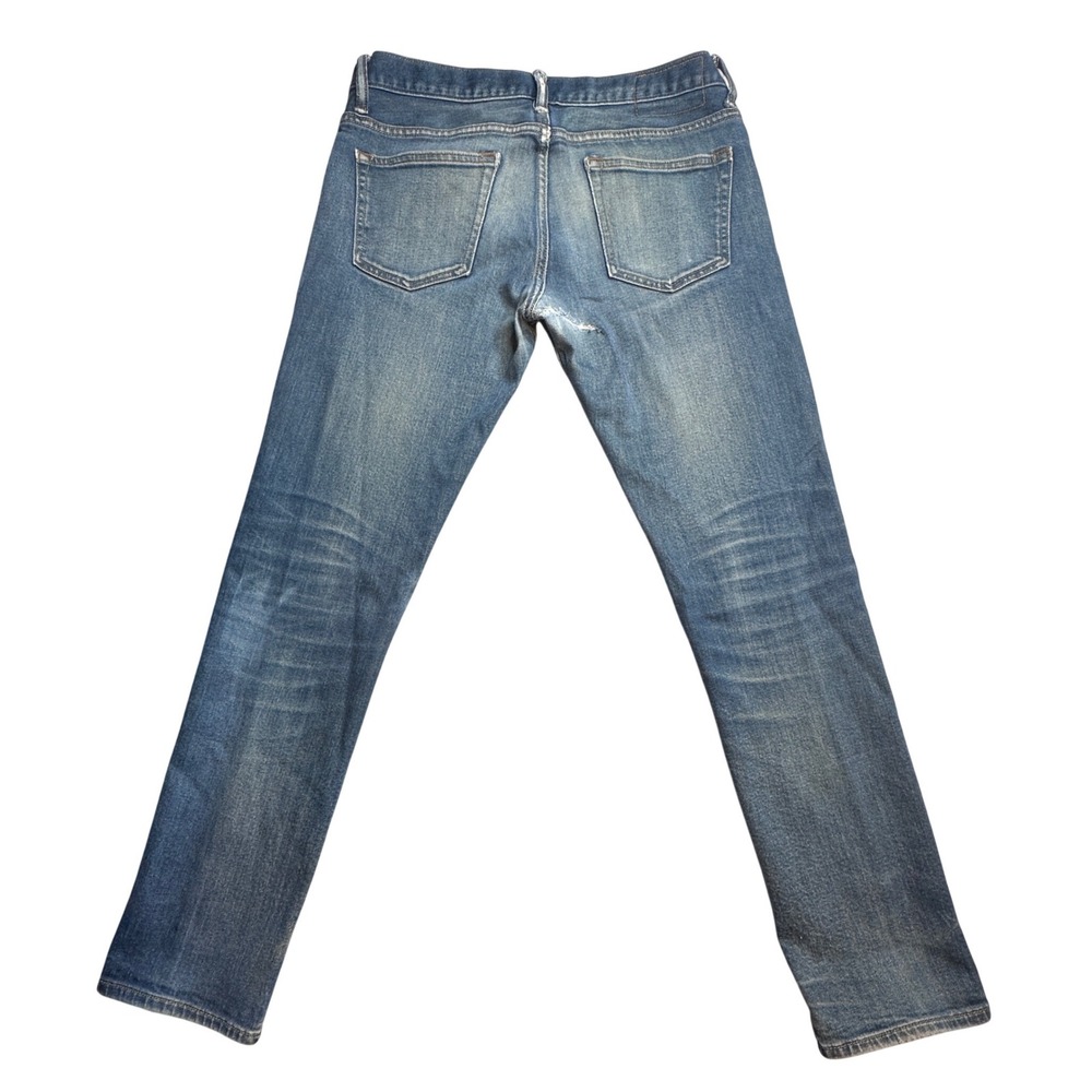 Old Navy Skinny Jeans Mens 33x32 (33x29) Medium Wash Blue Denim Casual Low Rise